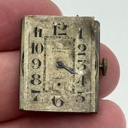 20.9mm Running Cyma Ref 836 J W Benson Manual Wind Swiss Watch Movement PARTS