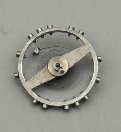 AS 1051 Balance Wheel Complete And Spring 5¼’’’ 34 M Watch Movement Parts NOS