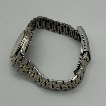 26mm Working Ladies Lorus V782-X113 Two Tone Date Dial Quartz Watch 6 Inches