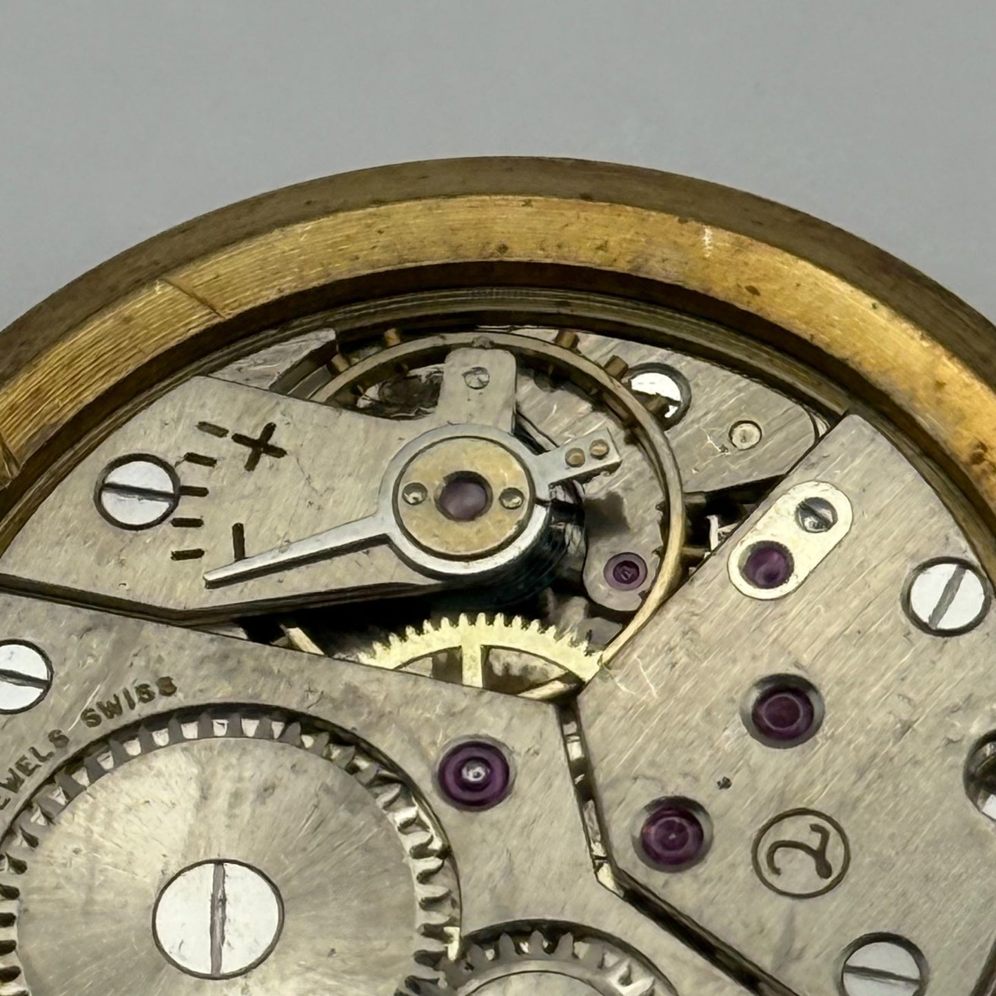 Majex Peseux 320 Watch Movement Manual Wind Vintage Swiss Parts Repair 30.9mm