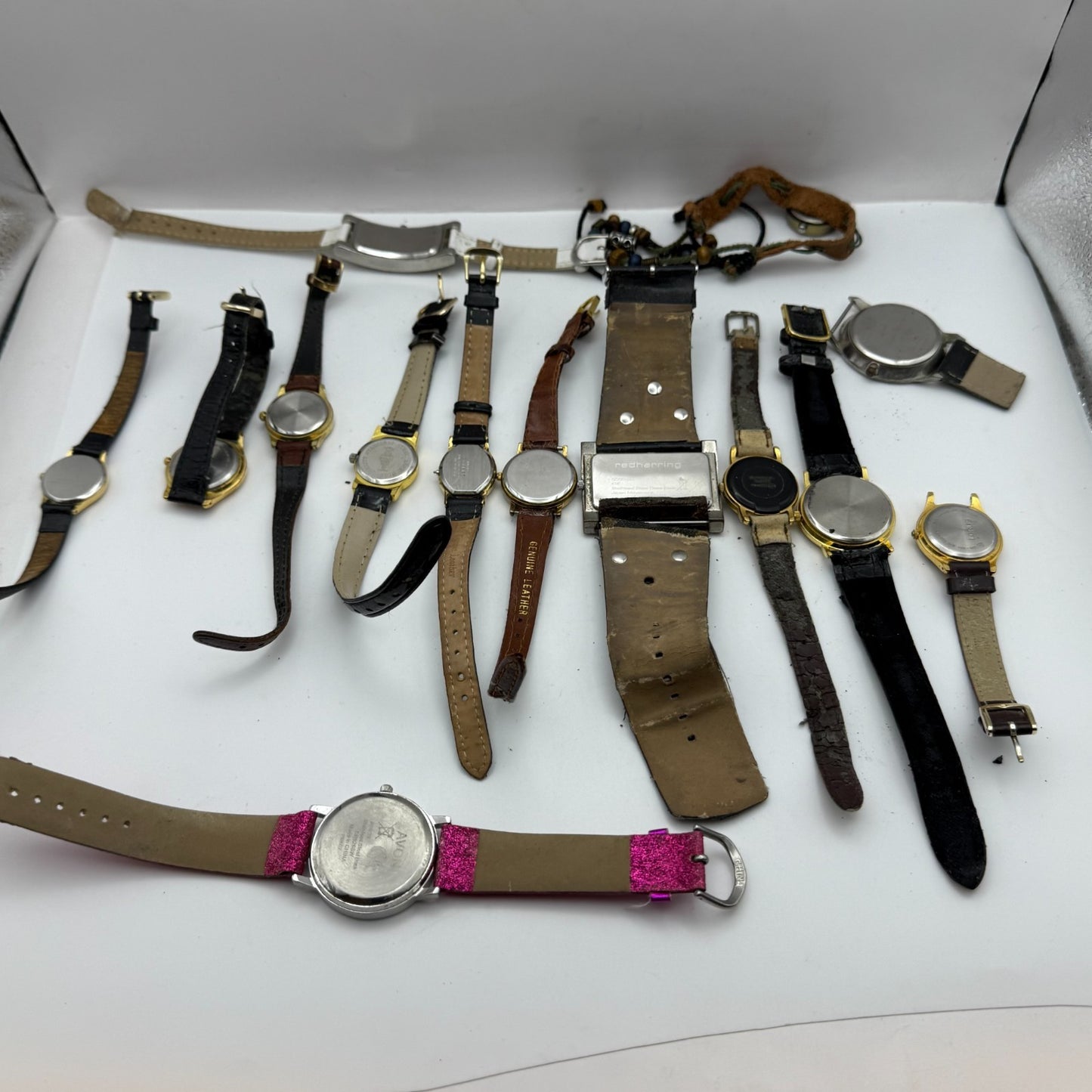 Large Bundle Of Vintage / Modern Quartz Watches Joblot UNTESTED PARTS REPAIR