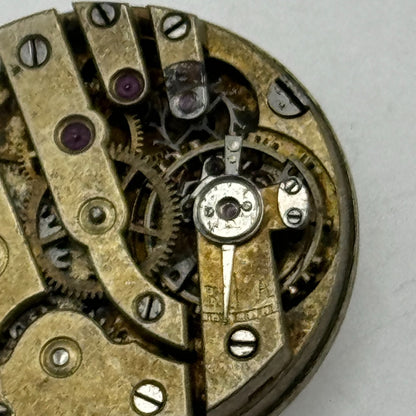 21.2mm Unidentified High Grade Swiss Manual Wind Watch Movement Vintage PARTS