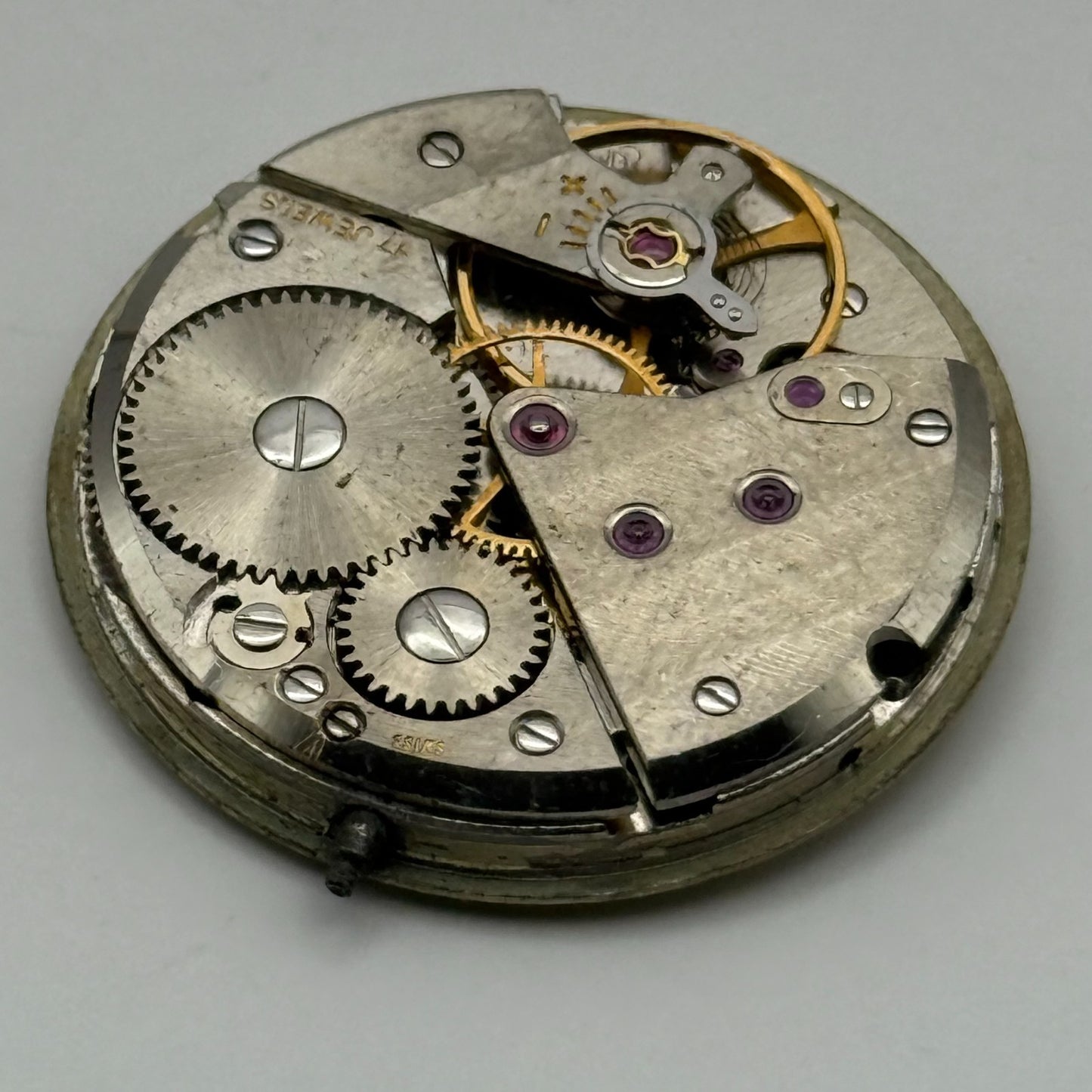 ETA 1120 Watch Movement Garrard Manual Wind Vintage Swiss Parts Repair 26.9mm