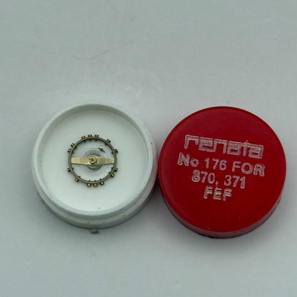 FEF 370 371 Balance Wheel Complete And Spring  176 Watch Movement Parts NOS
