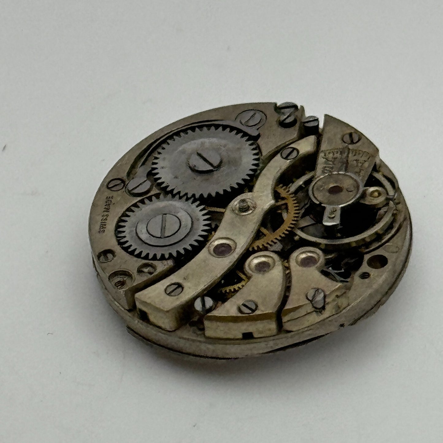 23.6mm SFG Porcelain Dial Swiss Trench Watch Movement Manual Wind PARTS SPARES