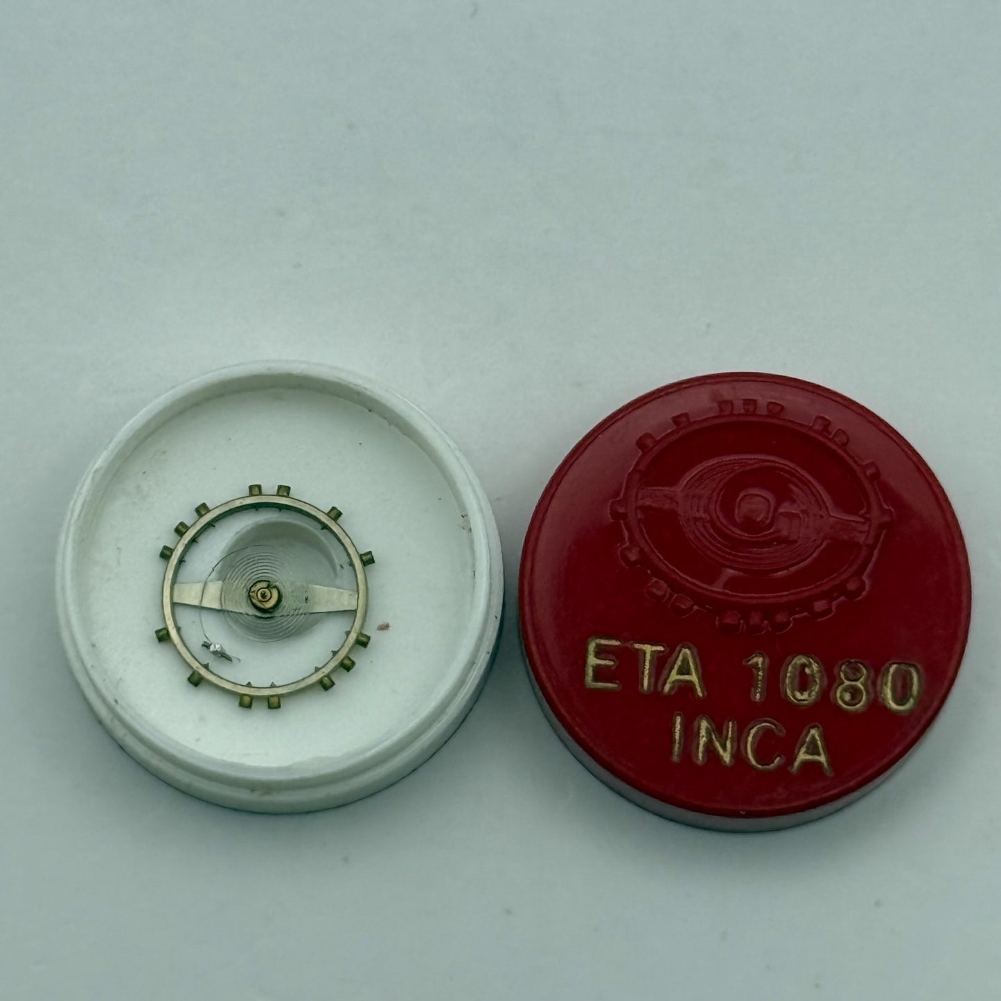 ETA 1080 Balance Wheel Complete And Spring Inca Renata Watch Movement Parts NOS 