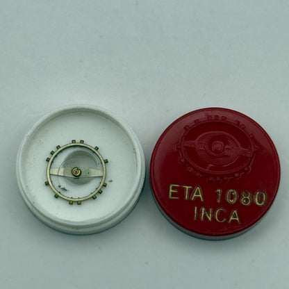 ETA 1080 Balance Wheel Complete And Spring Inca Renata Watch Movement Parts NOS 