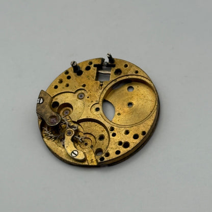 AS 340 Watch Movement Manual Wind Vintage Swiss Incomplete Parts Repair 23.5mm