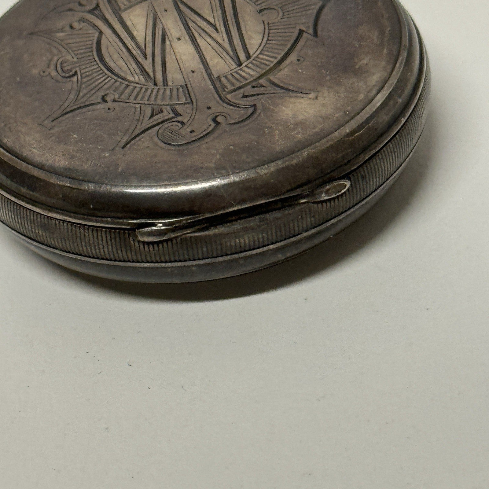 Pin Set Sterling Silver 3/4 Plate Lever English Watch LTD Pocket Watch TO REPAIR