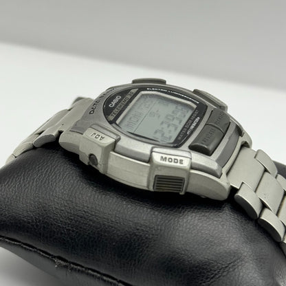 Casio DB-35H Data Bank Telememo 30 Men’s Quartz Watch Silver Tone Working 39mm