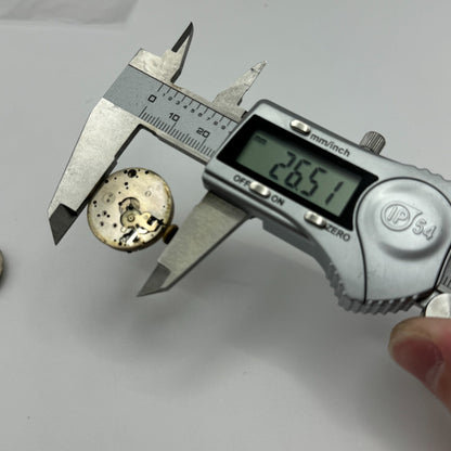 23.6mm Possibly Movado 15 Jewels 4 Adjustments Manual Wind Swiss Watch Movement