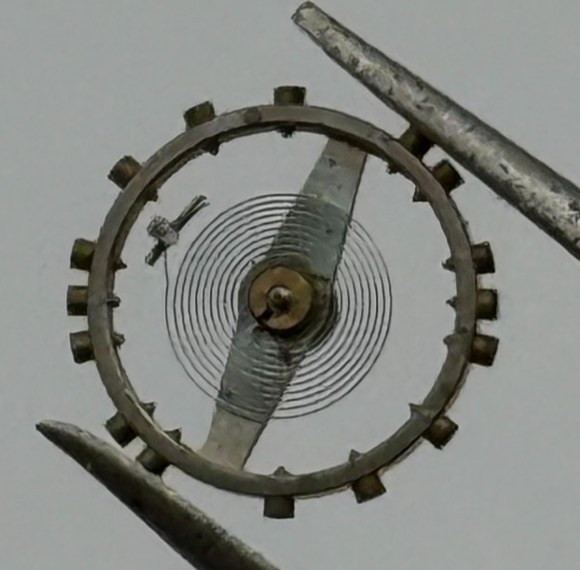 AS 1051 Balance Wheel Complete And Spring  Watch Movement Parts NOS