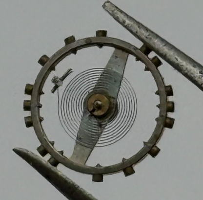 AS 1051 Balance Wheel Complete And Spring  Watch Movement Parts NOS