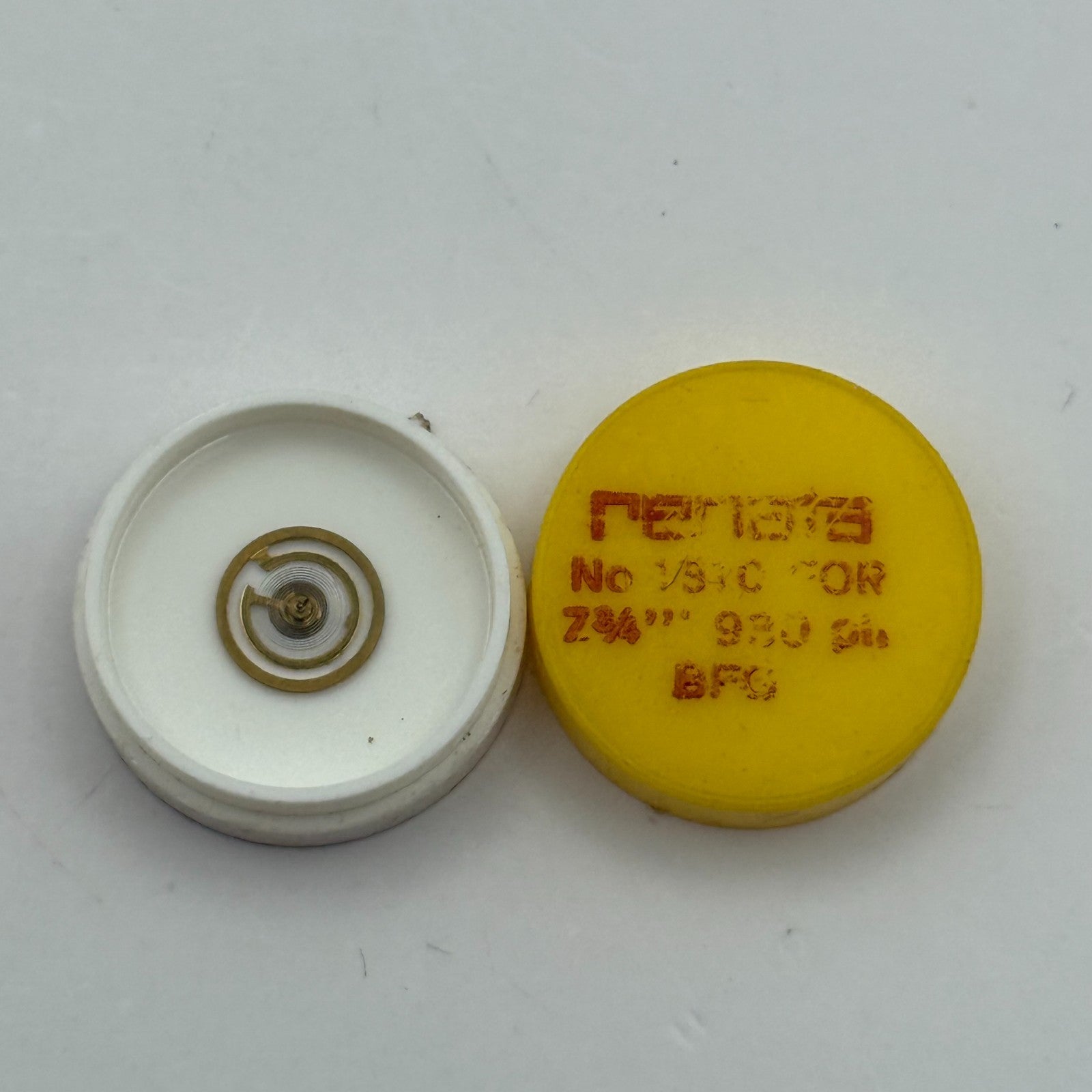 BFG 930 Balance Wheel Complete And Spring 7 3/4''' 1910 Watch Movement Parts 