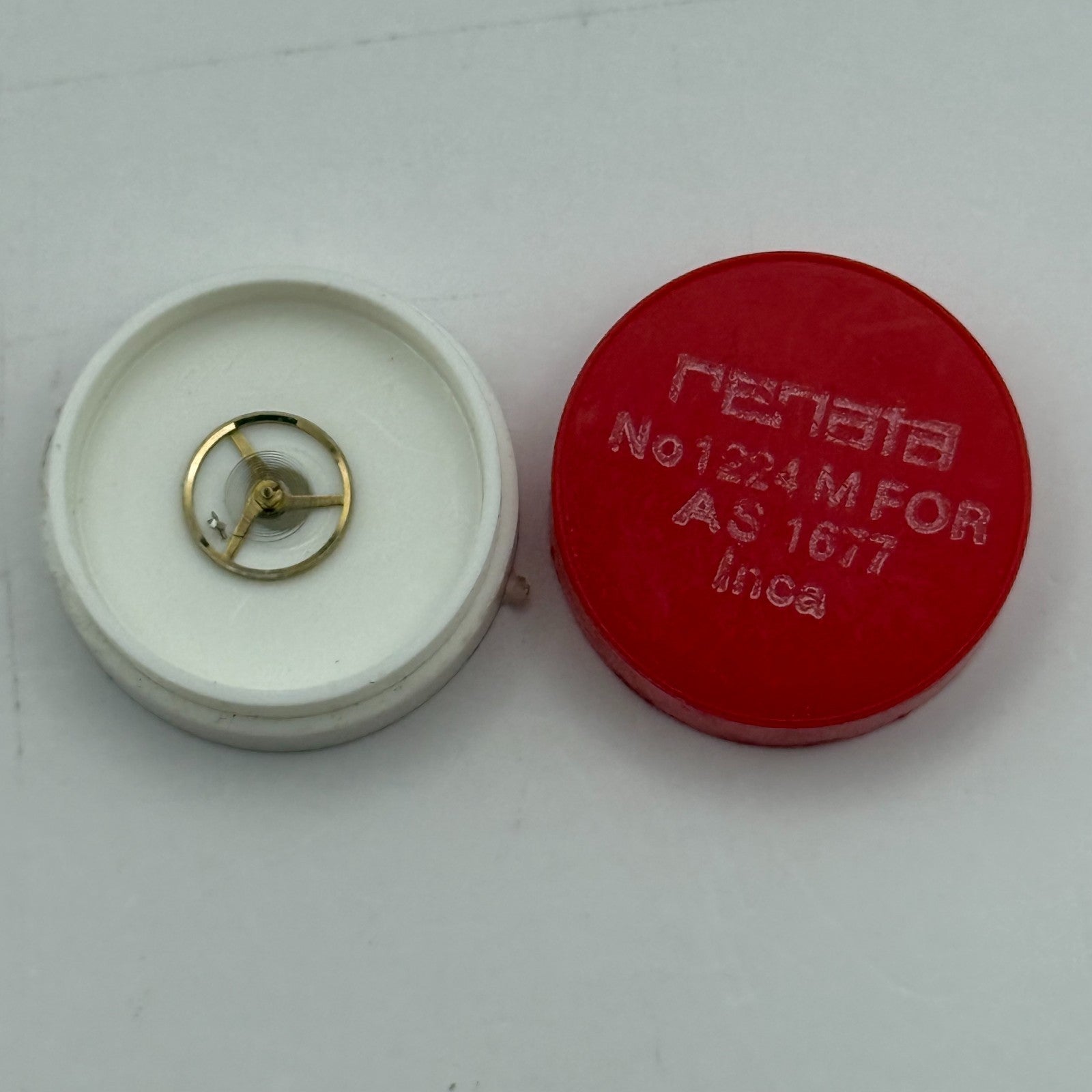 AS 1677 Balance Wheel Complete And Spring 1224 M Watch Movement Parts NOS