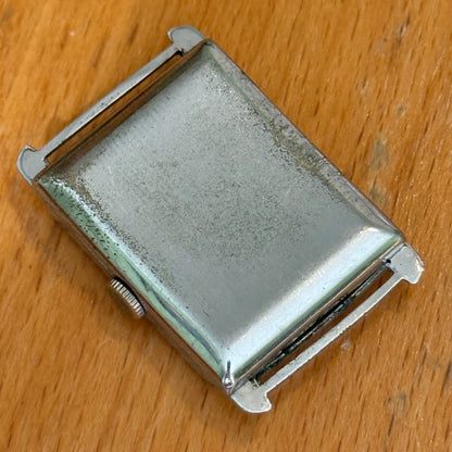 25mm Running Vintage Tank Watch PAT DRP Sub Seconds Manual Wind PARTS / REPAIR