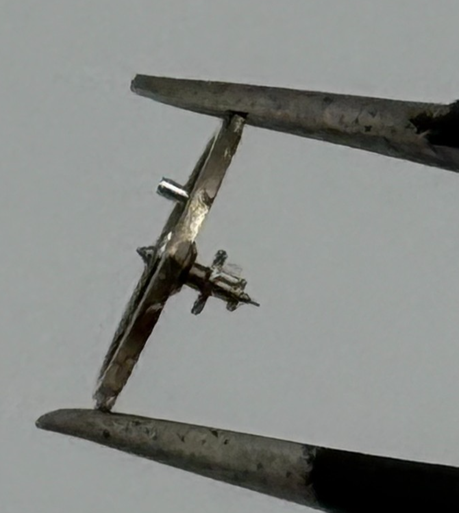 Brac 2021 2051 Balance Wheel Complete And Spring 69 M Watch Movement Parts NOS