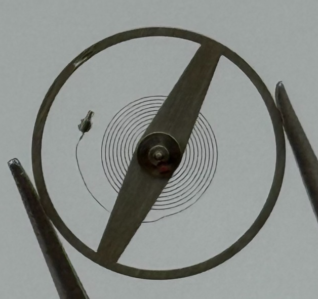 ST 96 Balance Wheel Complete And Spring 11 1/2’’’ 1268 M Watch Movement Parts