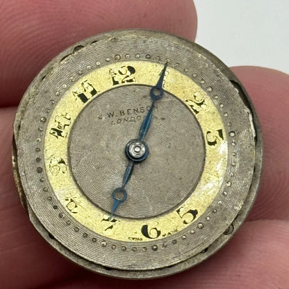 Cyma J W Benson Ref. 030 Manual Wind Watch Movement Swiss PARTS SPARES 23.6mm 