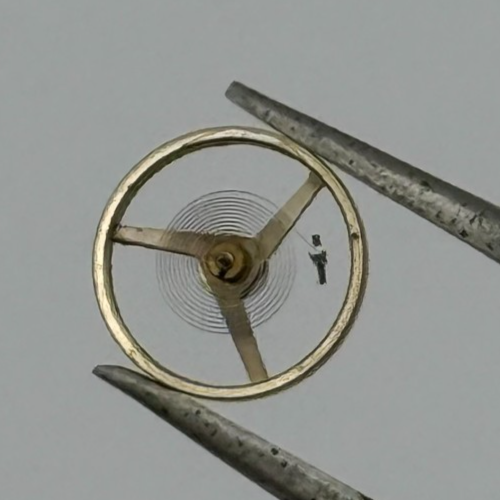 AS 976 1012 Inca Balance Wheel Complete And Spring 532 Watch Movement Parts NOS