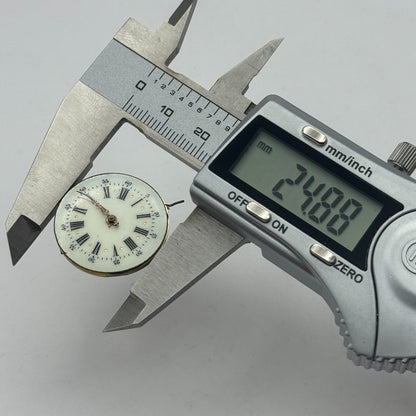 24.9mm Unidentified High Grade Manual Wind Watch Movement Vintage PARTS SPARES