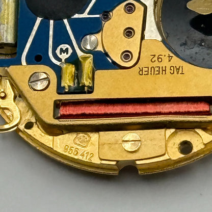 ETA 955.412 Watch Movement Running Quartz Tag Heuer 4.92 Parts Repair 23.9mm