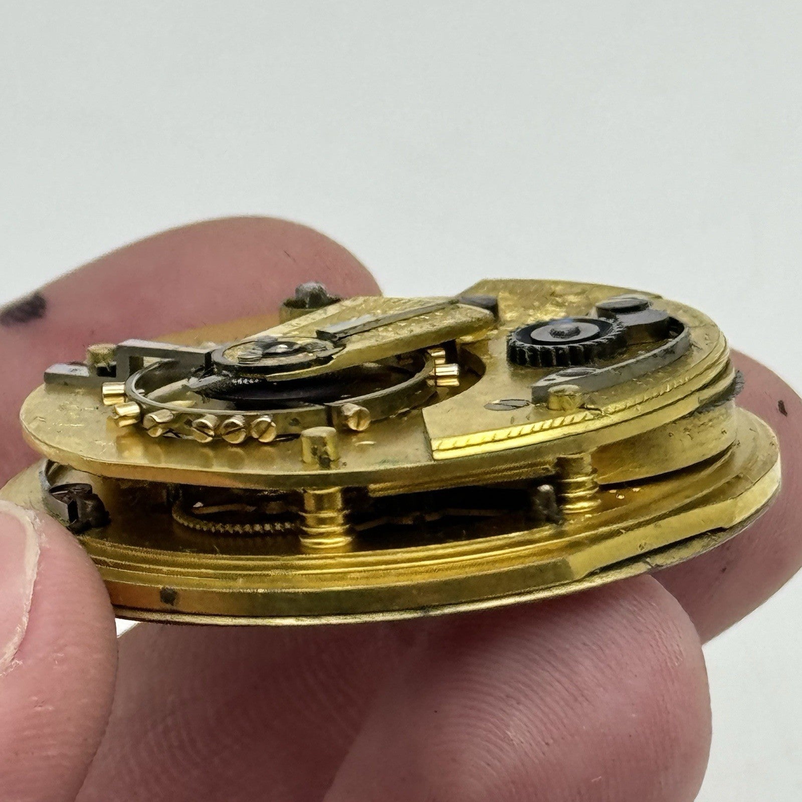 High Quality Running Cozens Matthews & Thorpe London Fusee Pocket Watch Movement