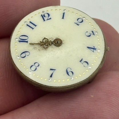 21.2mm Unidentified High Grade Swiss Manual Wind Watch Movement Vintage PARTS