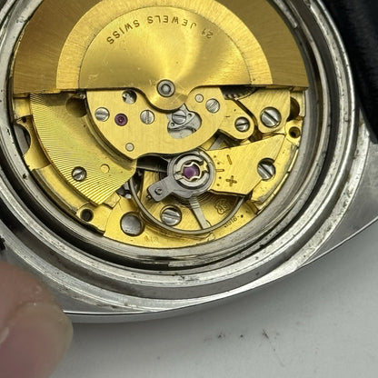 36mm Men’s Rotary Automatic AS 1916 Sweep Seconds Day Date Watch TO RESTORE