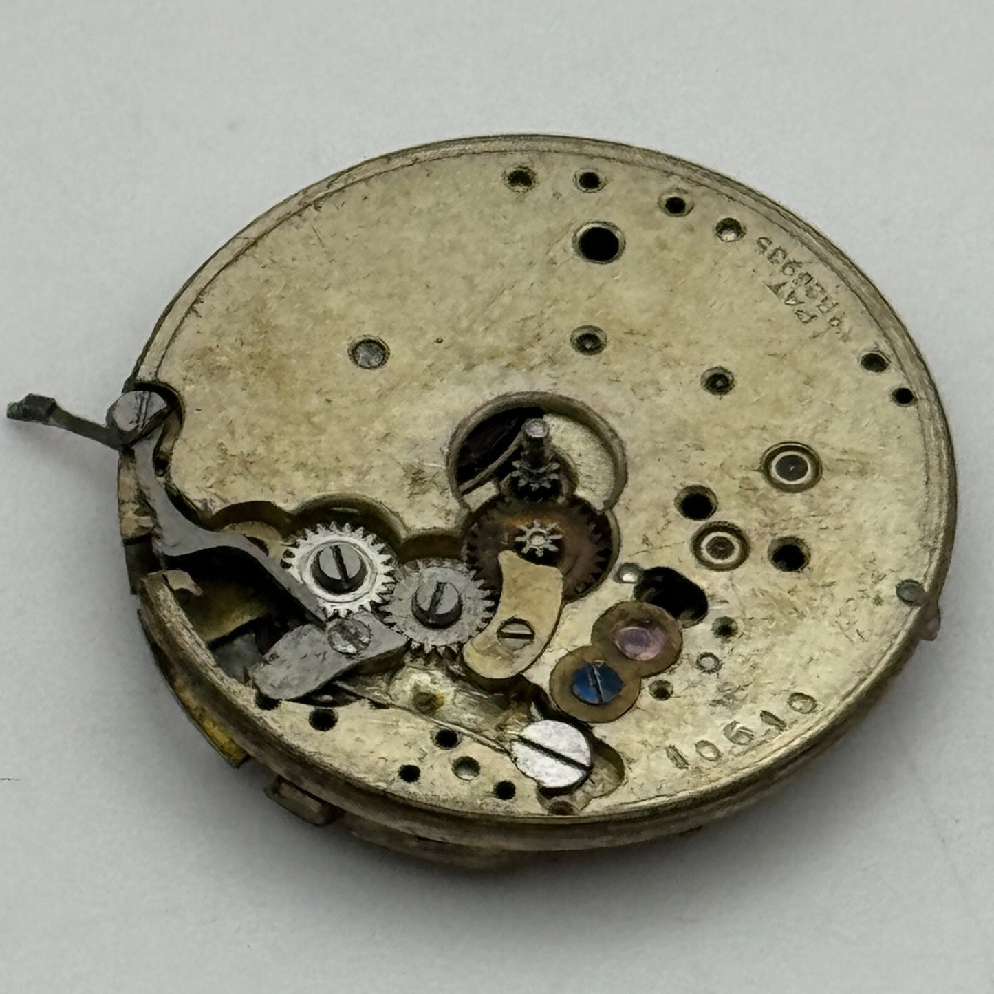 23.6mm Patent 9526935 Interesting Manual Wind Swiss Watch Movement PARTS SPARES