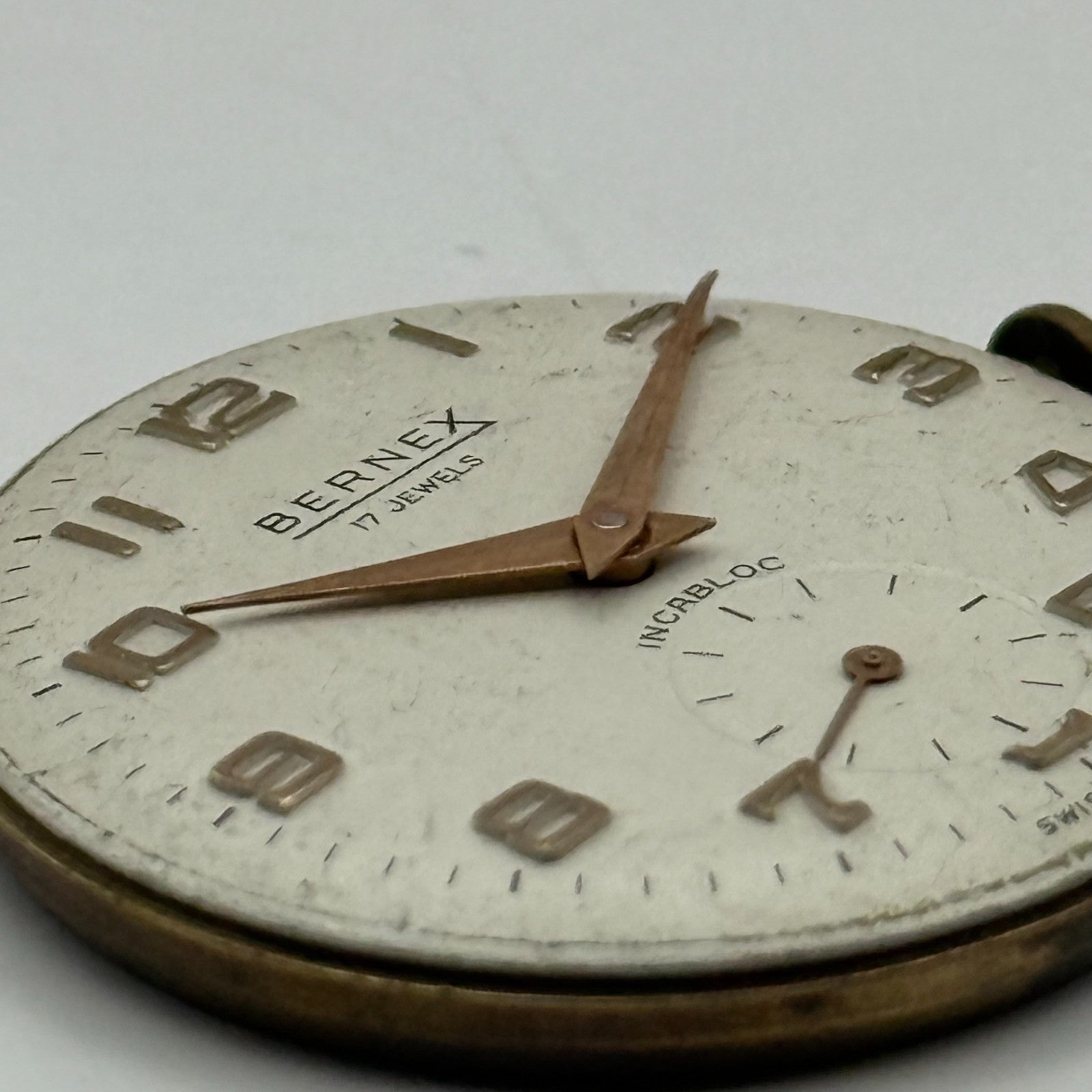 AS 1634 Watch Movement Bernex Manual Wind Vintage Swiss Parts Repair 29.6mm