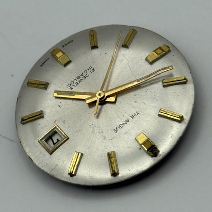 ETA 2408 Date Watch Movement The Angus Manual Wind Vintage Parts Repair 25.9mm