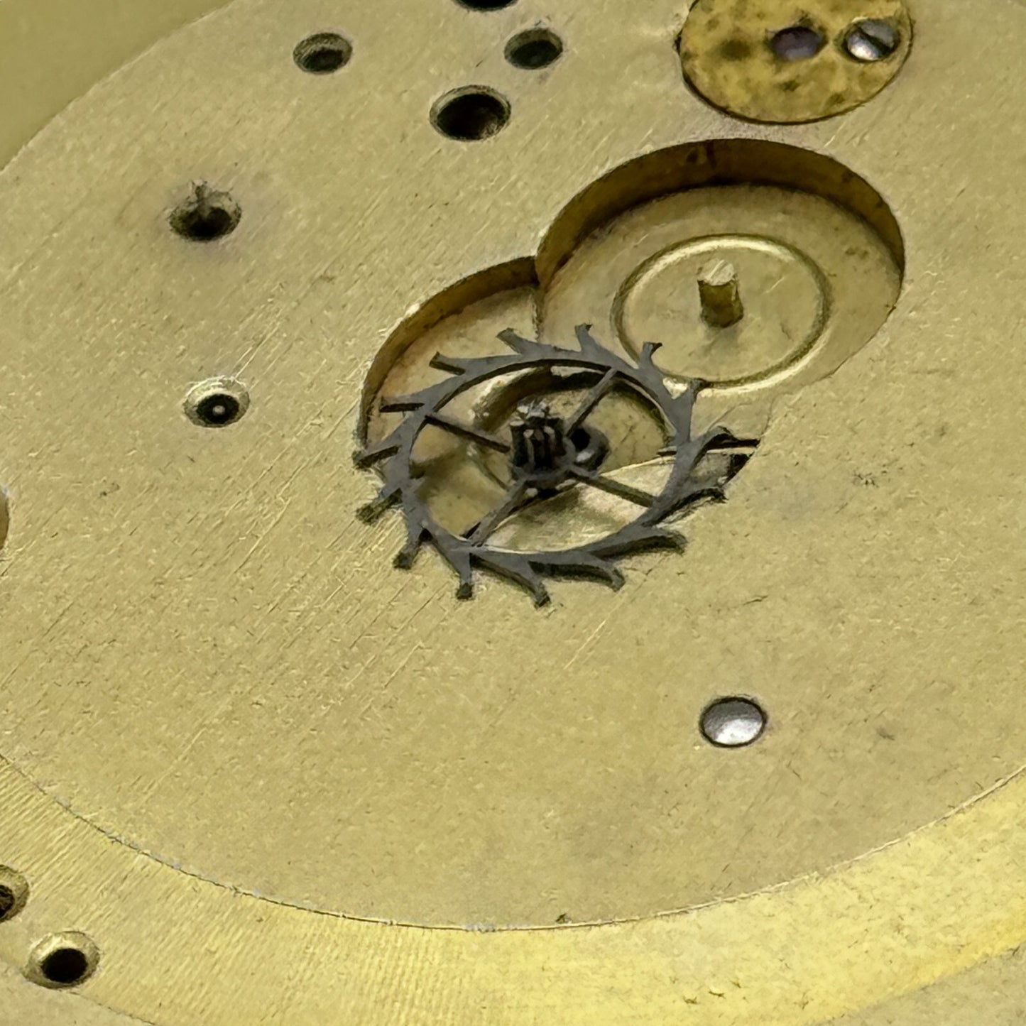 45.3mm Antique Dimier Freres & Cie D F & C Key Wound Pocket Watch Movement PARTS