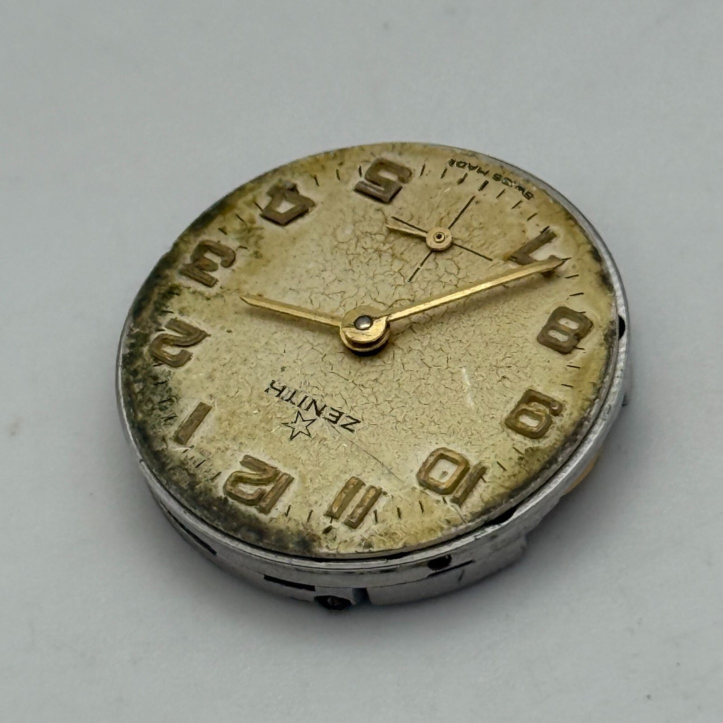 19.6mm Vintage Zenith 88 Swiss Made Manual Wind Watch Movement PARTS REPAIR