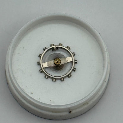Brac 2061 Balance Wheel Complete And Spring  7¾’’’ 497 Watch Movement Parts NOS