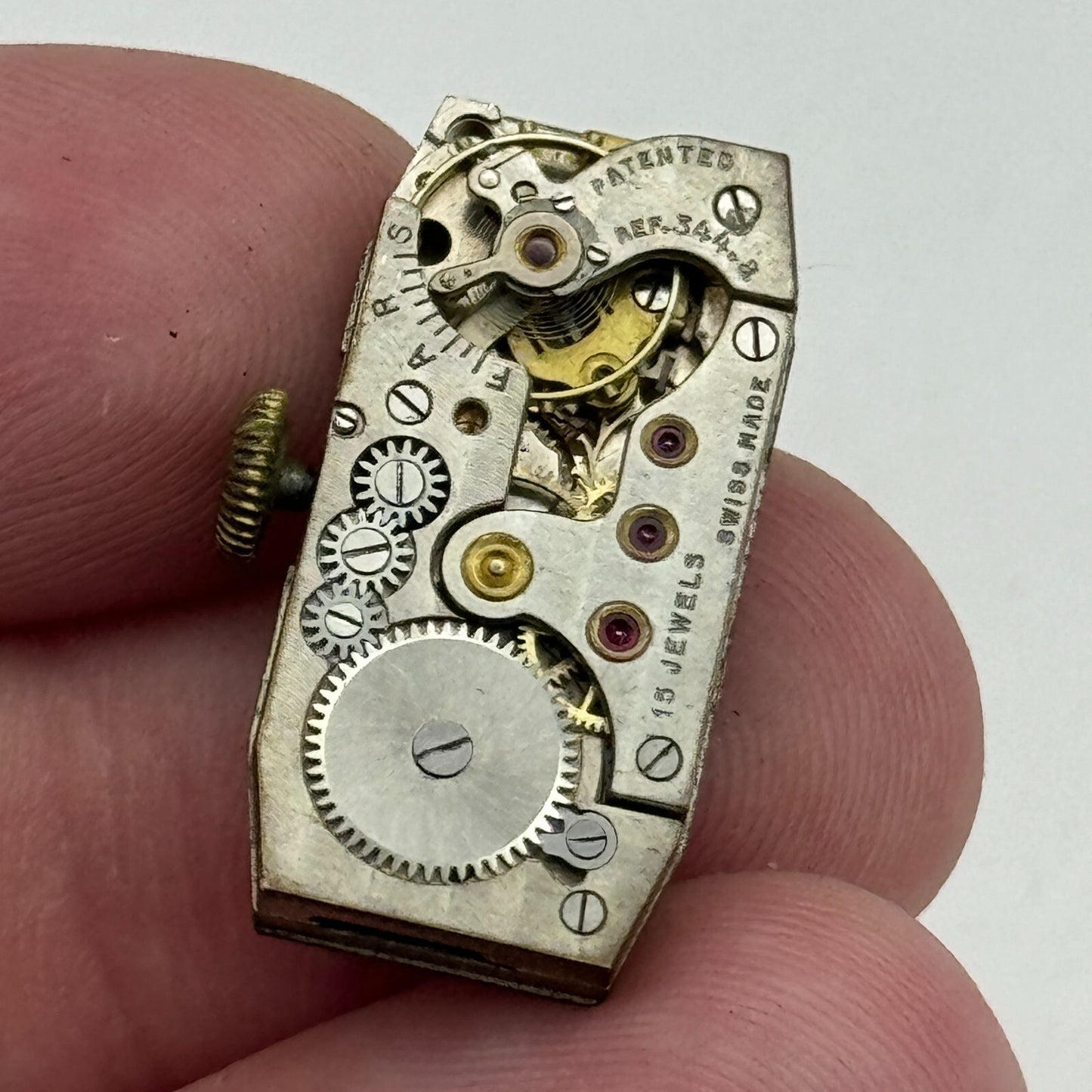 12.6mm Ladies Cyma 344.a Balance Ok Manual Wind Watch Movement Vintage PARTS