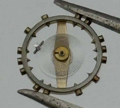 AS 1677 Balance Wheel Complete And Spring 1414 M Watch Movement Parts NOS