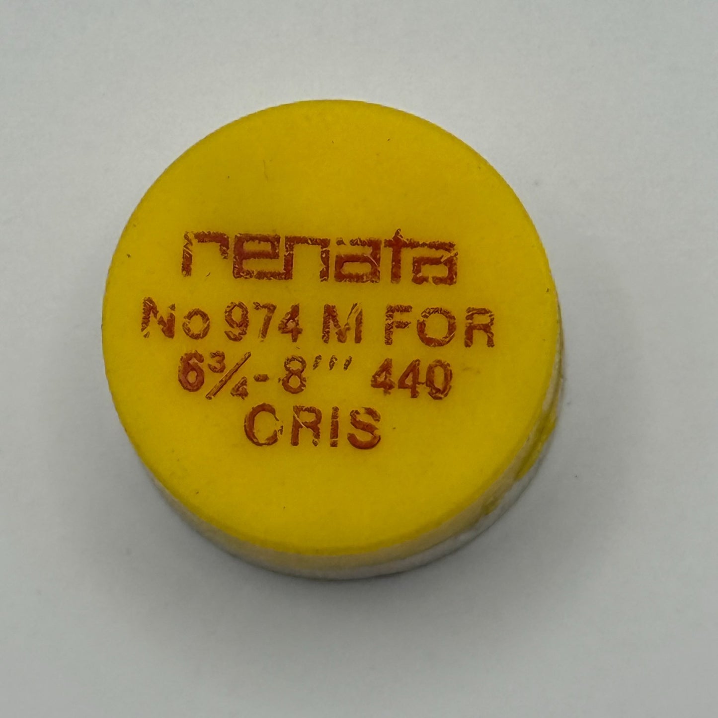 CRIS 440 Balance Wheel Complete And Spring 6 3/4''' 974 M Watch Movement Parts 