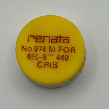 CRIS 440 Balance Wheel Complete And Spring 6 3/4''' 974 M Watch Movement Parts 