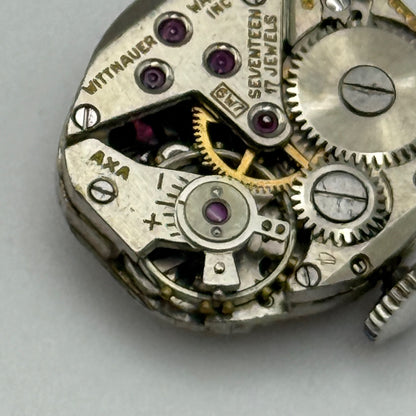 Wittnauer 6W7 Watch Movement Running Manual Wind Vintage Swiss Parts 15.2mm