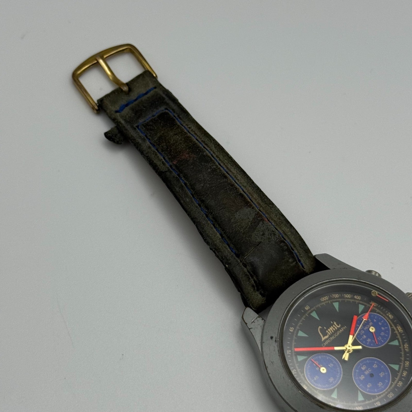 Limit Men's Chronograph Quartz Watch Subdial 38mm Working To REPAIR