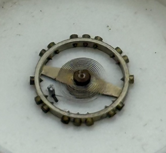 AS 976 1012 Balance Wheel Complete And Spring  29 M Watch Movement Parts NOS