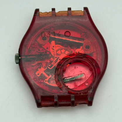 33mm Vintage 1990 Swatch GR106 Louis Watch UNTESTED PARTS REPAIR