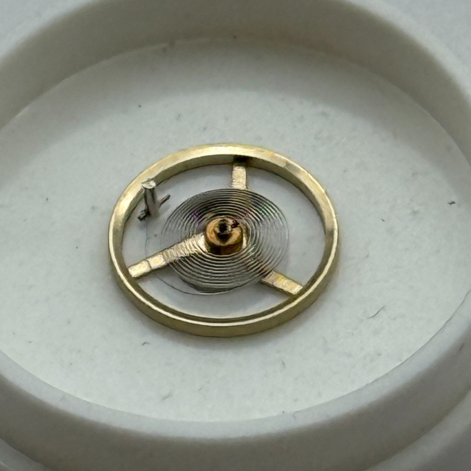 AS 1977-2 Balance Wheel Complete And Spring  1831 M Watch Movement Parts NOS