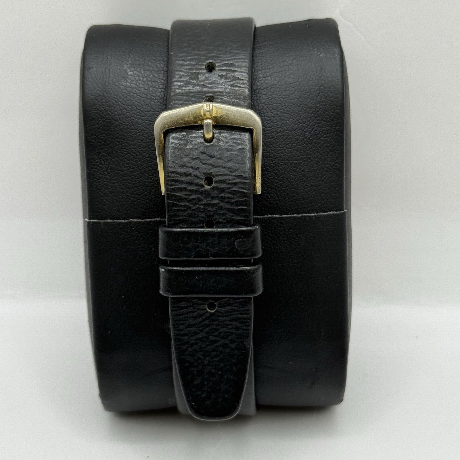 31mm Working Sekonda Quartz Gold Plated Leather Strap Quartz Watch New Battery