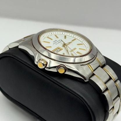 Seiko Kinetic 50M Men's Quartz Watch 5M63 - 0AC0 Date Dial 41mm PARTS REPAIR