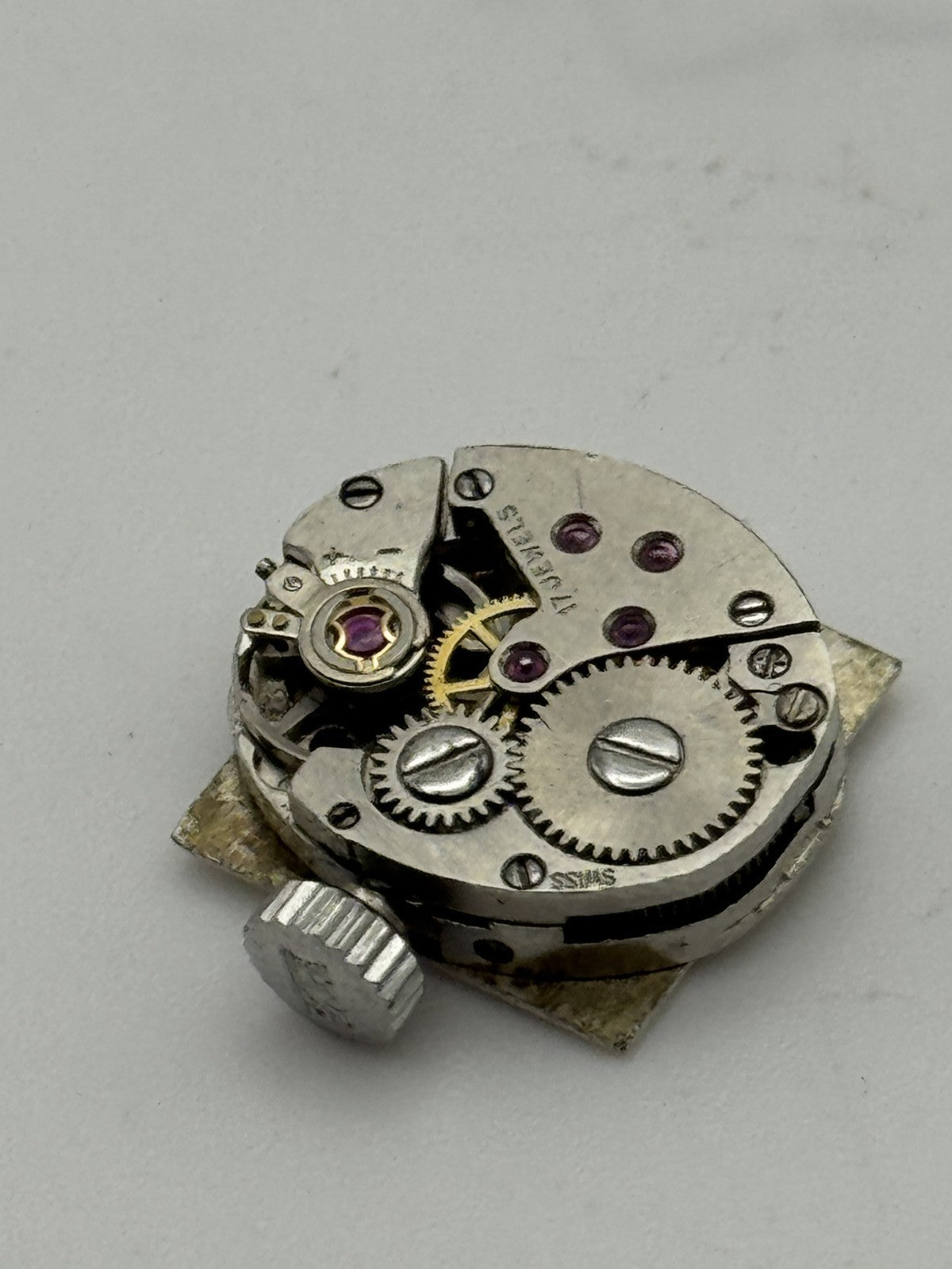 12.9mm Running Vintage Perfex AS 1978-2 Manual Wind Swiss Watch Movement REPAIR