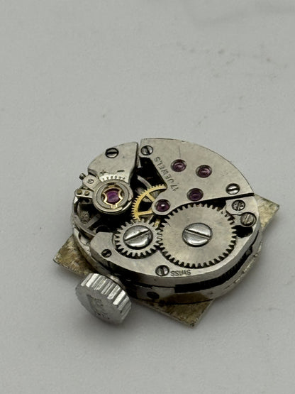 12.9mm Running Vintage Perfex AS 1978-2 Manual Wind Swiss Watch Movement REPAIR
