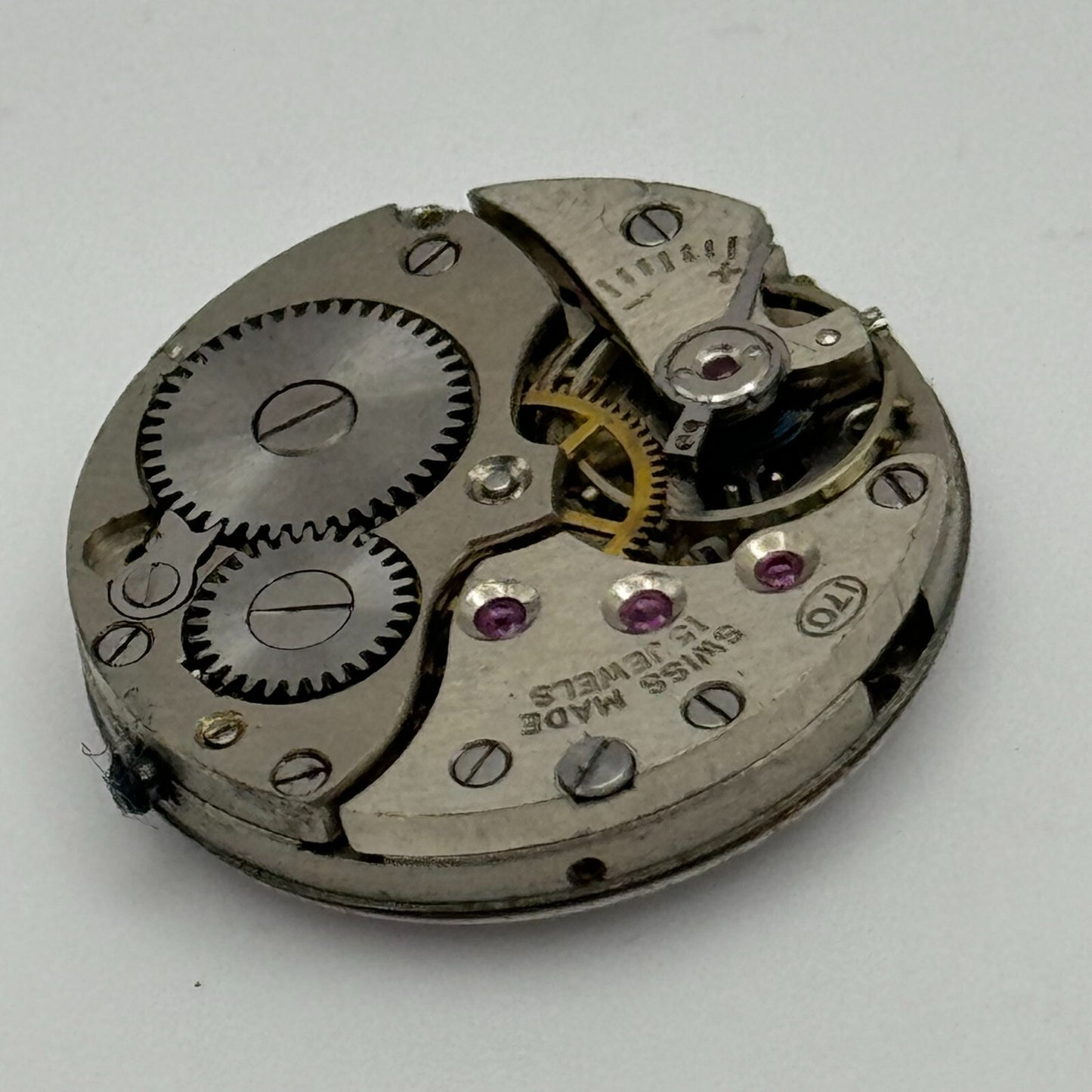 22mm Everite Record 170 Sub Seconds Manual Wind Trench Watch Movement PARTS