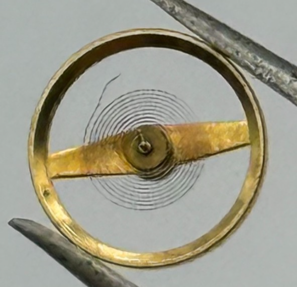 BFG 927 Balance Wheel Complete And Spring 6 3/4-8''' 1512 M Watch Movement Parts